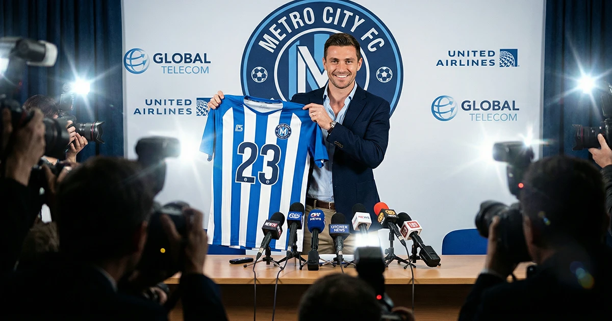 Bundesliga Transfers und Wetten – Spieler im neuen Trikot bei der Vorstellung